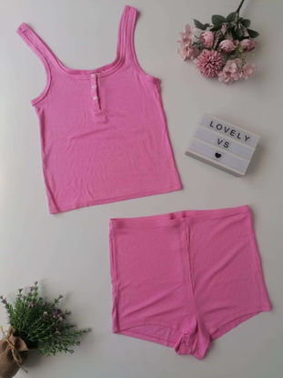 Imagen de Victoria's Secret  Pijama Rosa De Short Rosa M